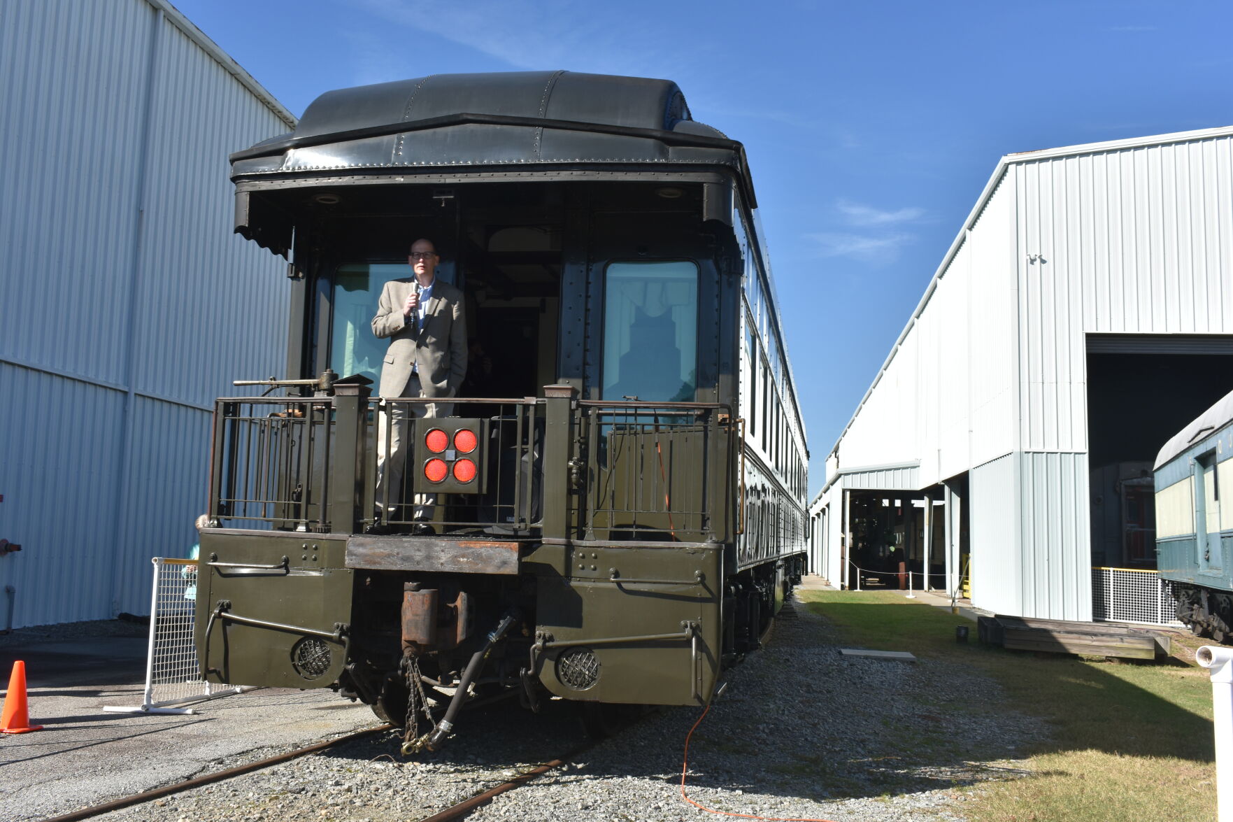 PHOTOS: Southeastern Railway Museum accepts former presidential train car